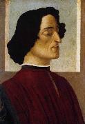BOTTICELLI, Sandro Portrait of Giuliano de Medici china oil painting artist